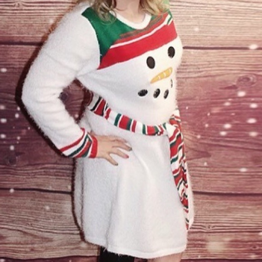 SOLD OUT! ⚡️🆕 NWT ugly Christmas sweater dress snowman - Picture 11 of 12